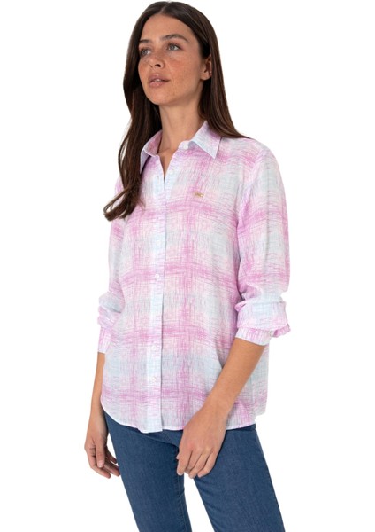 Kadın Mor Uzun Kollu Gömlek 2185849 indirimleri