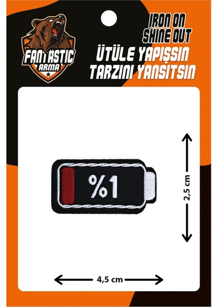 A50-245 Ütü ile Yapışan Dokuma Arma