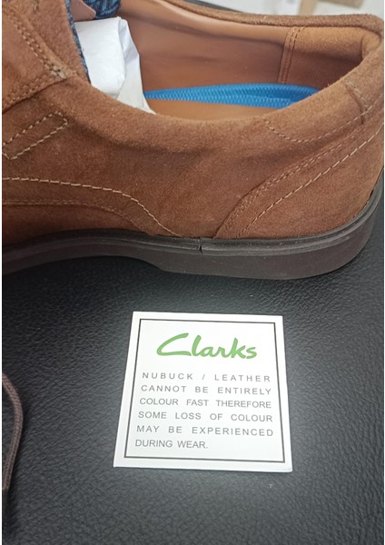 Clarks Malwood Deri Erkek Oxford Ayakkabı ,klasik Kahverengi Deri Ayakkabı