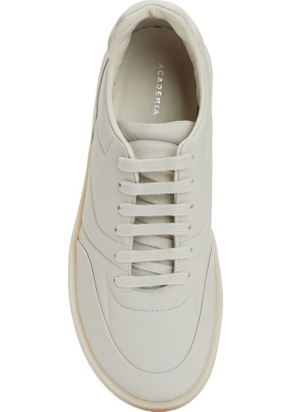 Ekru Erkek Deri Sneaker fırsatları