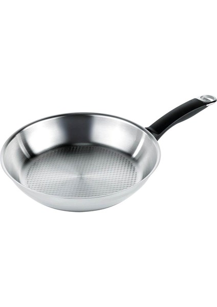 Gümüş Paslanmaz Çelik Tava 28 cm