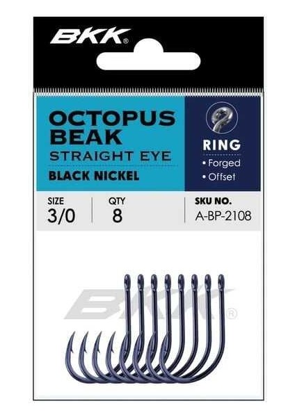 Octopus Beak Straight Eye Olta Iğnesi 6/0 fırsatları