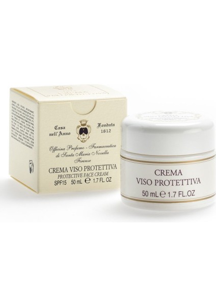 Crema Viso Protettiva Güneş SPF15, Yüz Kremi 50ML