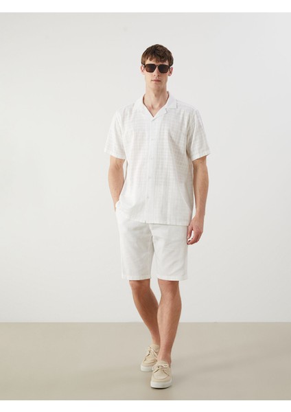 Yeni Sezon Regular Fit Resort Yaka Kısa Kollu Erkek Gömlek fiyatları