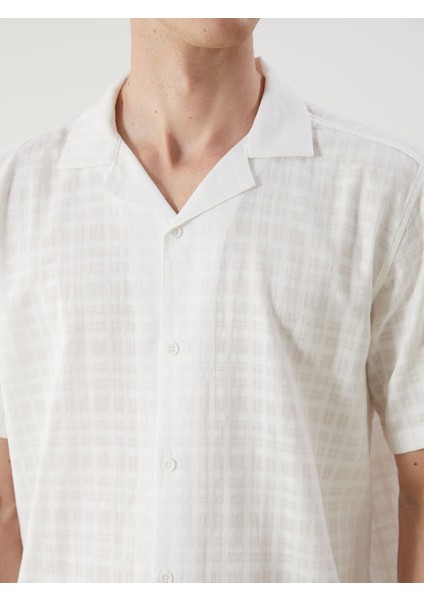 Yeni Sezon Regular Fit Resort Yaka Kısa Kollu Erkek Gömlek modelleri