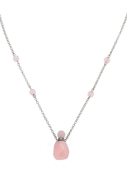 Rose Quartz Scent Doğal Taş Kadın Kolye fiyatları