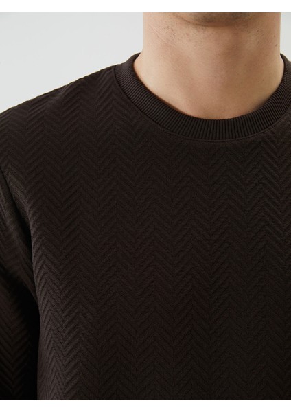 Yeni Sezon Bisiklet Yaka Uzun Kollu Erkek Sweatshirt modelleri