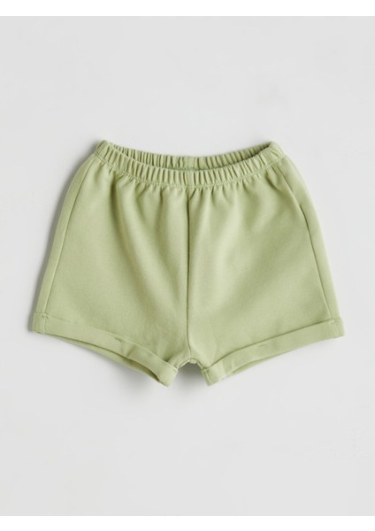 Yeni Sezon Beli Lastikli Erkek Bebek Şort 2'li fiyatları