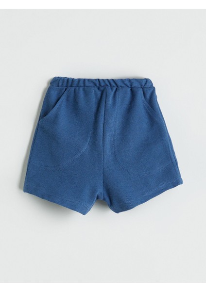 Yeni Sezon Beli Lastikli Cepli Erkek Bebek Şort