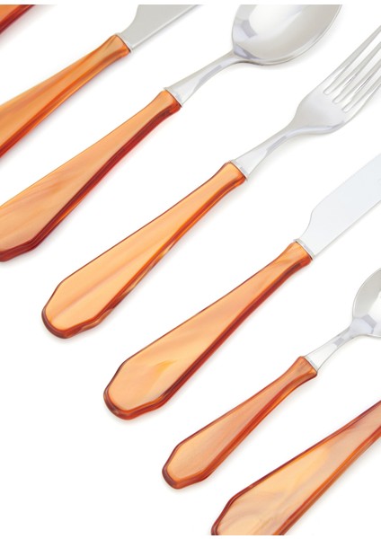 Venezia Kahverengi Çelik 74 Parça Çatal Bıçak Kaşık Seti fiyatları