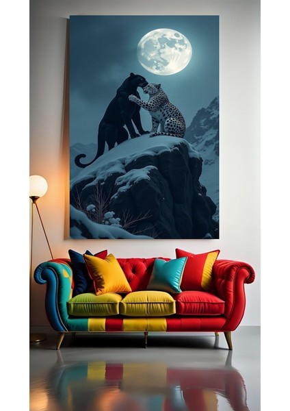 Bu Bir Aşk 1 Ev Duvar Salon Güzellik Salonu Ofis Dükkan Dekarasyon Kanvas Tablo