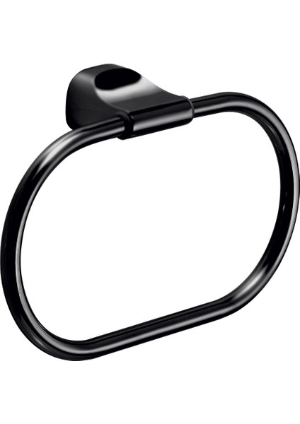 Stelvio Havluluk, Yuvarlak, 20.7 cm - Mat Siyah