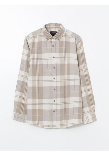 Yeni Sezon Regular Fit Uzun Kollu Ekose Erkek Oduncu Gömlek indirimleri