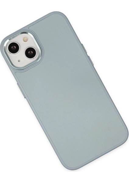 Newface iPhone 14 Plus Kılıf Asya Deri Silikon - Sierra Blue modelleri