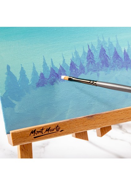 mm Sanatçı Akrilik Boya Fırçası Premium Taklon Düz Uzun 2 indirimleri