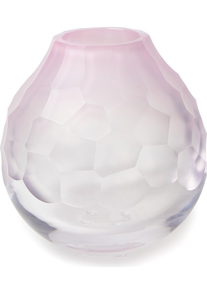 Pembe Kristal Vazo