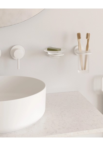 Tecno White Diş Fırçalık - Mat Beyaz fiyatları