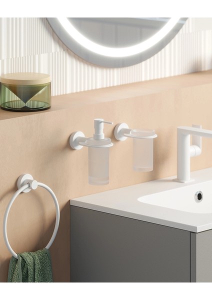 Tecno White Diş Fırçalık - Mat Beyaz modelleri