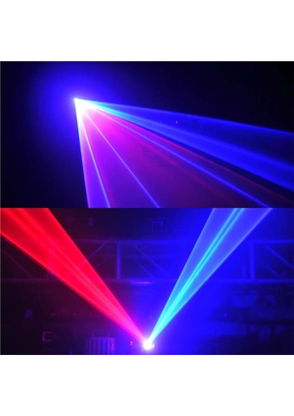 Layu C220RB Kırmızı-Mavi Çift Renk Beam Efekt Sahne Disko Lazer Işık fırsatları
