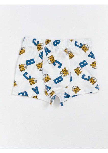 Yeni Sezon Beli Lastikli Baskılı Erkek Çocuk Boxer