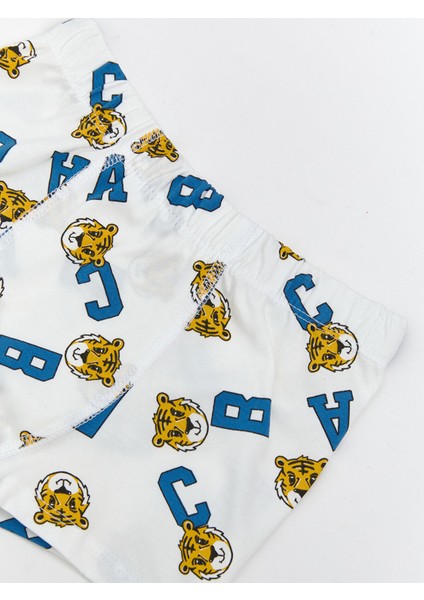 Yeni Sezon Beli Lastikli Baskılı Erkek Çocuk Boxer modelleri