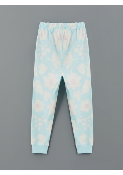 Yeni Sezon Bisiklet Yaka Çiçekli Kız Bebek Pijama Takım 2'li indirimleri