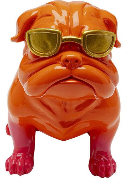Fashion Dog Orange Dekoratif Obje