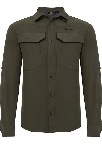 Natriks Uzun Kollu Erkek Gömlek Haki (600702)