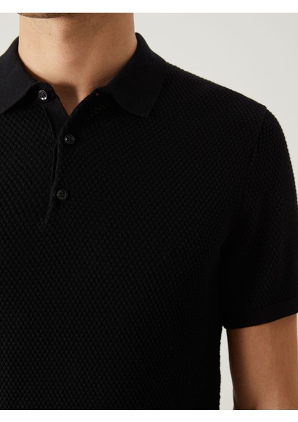 Yeni Sezon Polo Yaka Kısa Kollu Erkek Triko Kazak modelleri