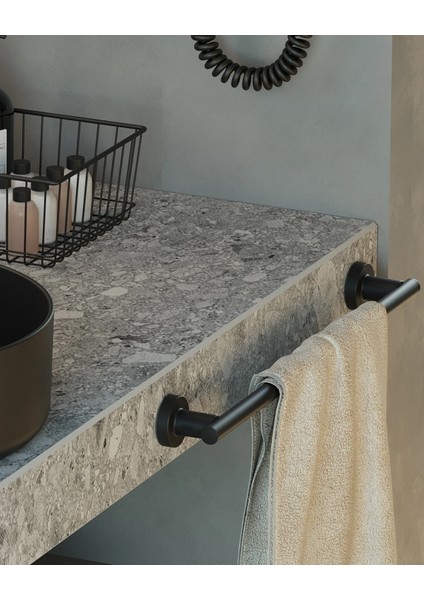 Tecno Black Havluluk, Uzun, 51 cm - Mat Siyah fırsatları