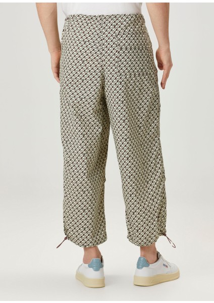 Çok Renkli Monogram Desenli Pantolon modelleri