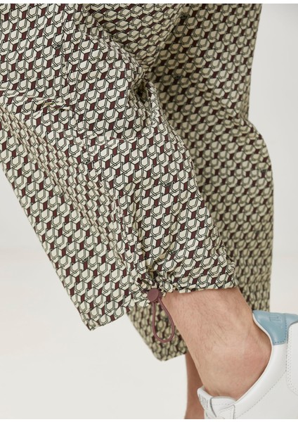 Çok Renkli Monogram Desenli Pantolon