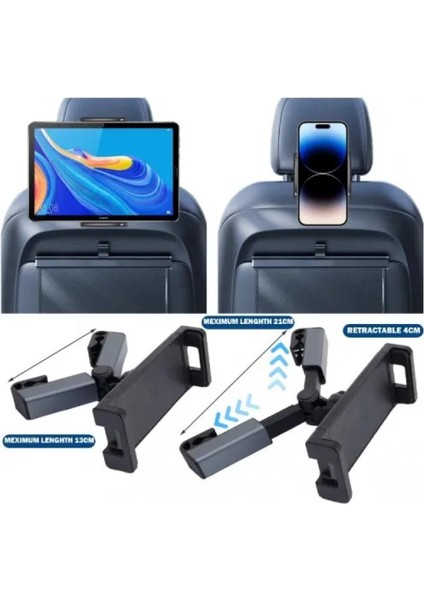 Koltuk Arkası Ayarlanabilir Tablet Telefon Tutucu modelleri