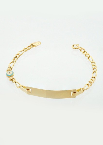 Mavi Nazar Boncuk Altın Çocuk Künye Bileklikk fiyatları