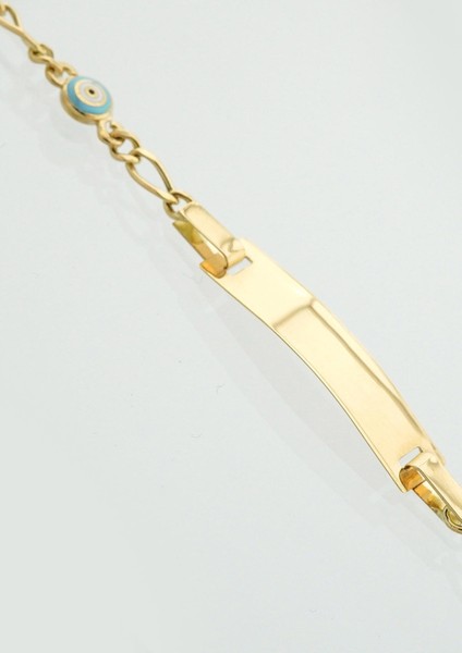 Mavi Nazar Boncuk Altın Çocuk Künye Bileklikk modelleri