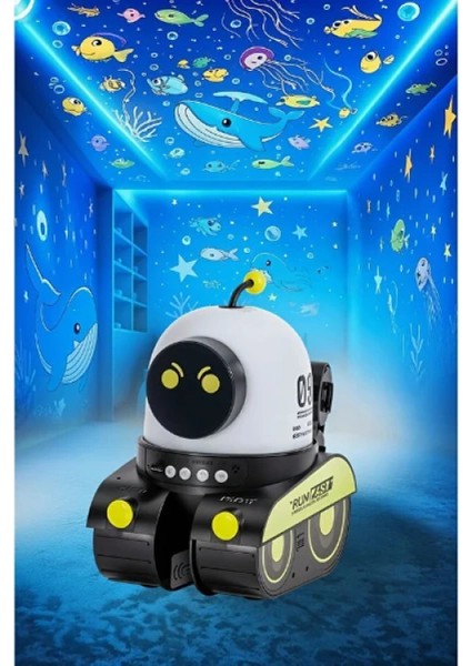 Robot Tasarımlı Projektör Gece Lambası fiyatları