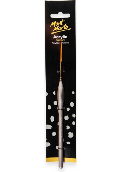 mm Sanatçı Akrilik Fırçası Premium Taklon Rigger 3