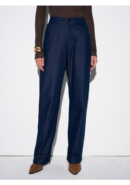 72071 Beli Lastikli Hafif Jean-Lacivert indirimleri