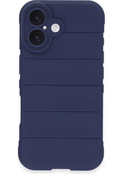 Newface iPhone 16 Kılıf Optimum Silikon - Lacivert