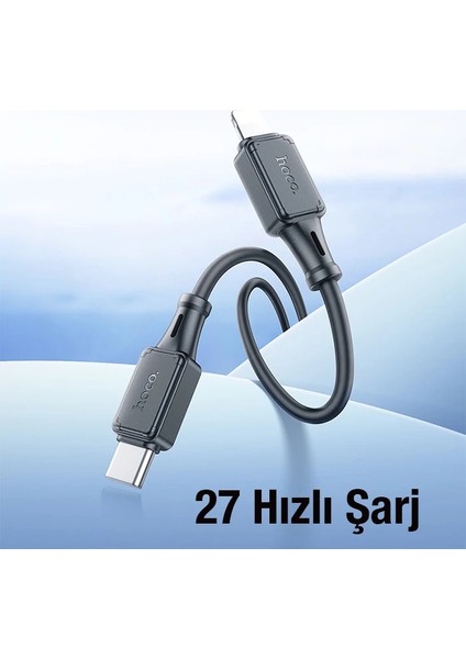 Hoco X101 27W Type-C To iPhone Lightning Hızlı Şarj ve Data KABLOSU-(1903) indirimleri