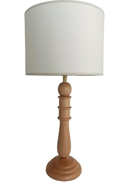 Kyle Açık Kahverengi Ahşap Abajur