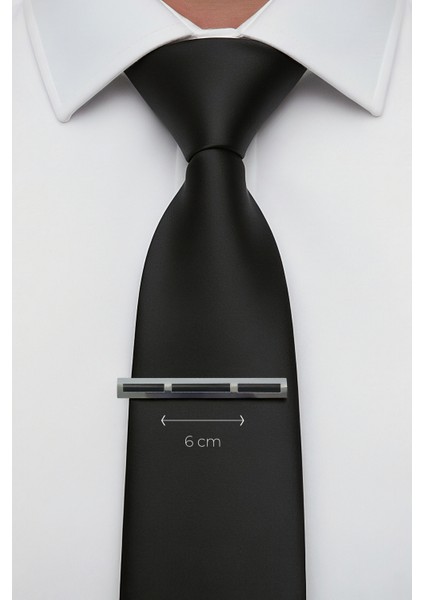 Çizgili Siyah Kravat İğnesi fiyatları