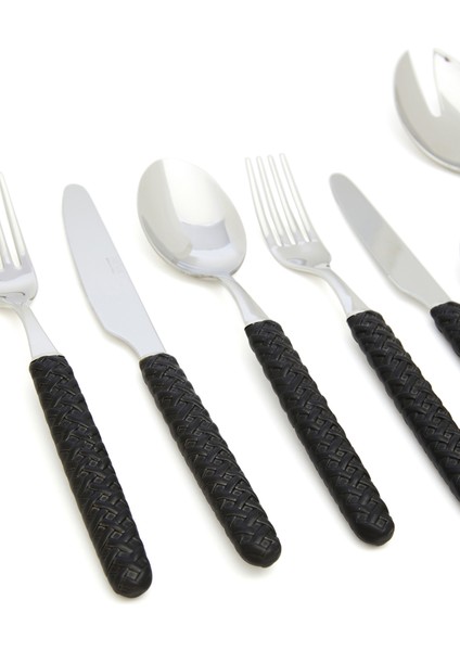 Intreccio Siyah 74 Parça Çatal Bıçak Kaşık Seti fiyatları