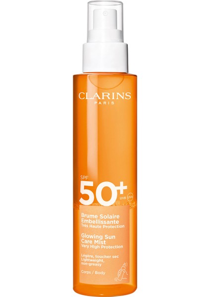 Sun Body Mist SPF50+ Parlak Bitişli Sprey Güneş Kremi 150 ml