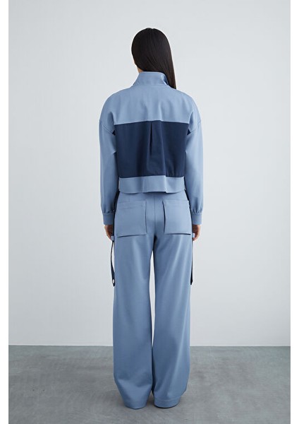 Taşlı Aksesuar Detaylı Dik Yaka Kutu Form Ceket fırsatları