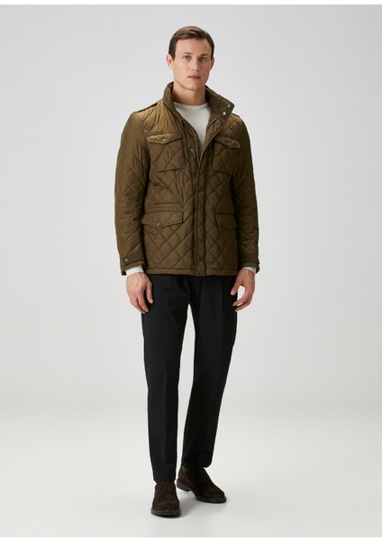 Siyah Beli Kordonlu Pantolon