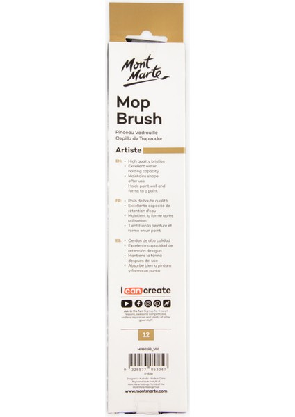 mm Sanatçı Suluboya Fırçası Artiste Mop 12 fiyatları