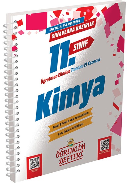 3061 11.sınıf Kimya Öğrencim Defteri