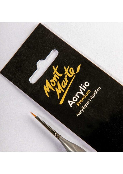 mm Sanatçı Akrilik Boya Fırçası Premium Taklon Detay 2/0 indirimleri