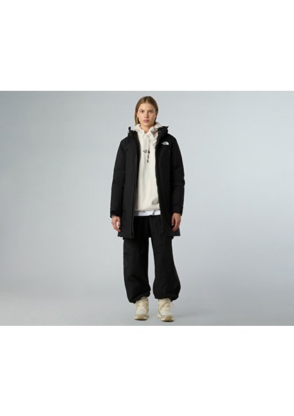 W Mtn Range Down Parka Kadın Outdoor Parka NF0A89VNKX71 Siyah